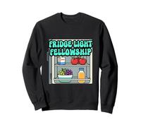Fridge Light Fellowship Funny Late Night Snack Humor Sweatshirt