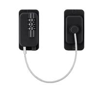 Fridge Lock Cabinet - Heavy Duty Combination Latch | Black Safety Lock with Strong Design, Kitchen Bathroom Bedroom Cabinets Drawers Closet RV Use, Compact Size, Easy Installation