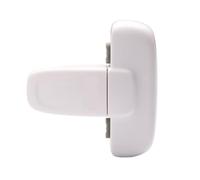 Fridge Lock,Fridge Locks 2Pcs Home Refrigerator Lock Fridge Freezer Door Catch Cabinet Safety(White)