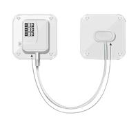 Fridge Lock,Fridge Locks Password Safety Door Window Lock Key for Home Security Protection Care Cabinet Refrigerator Locks Drawer(White Password)