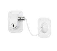 Fridge Lock,Fridge Locks Password Safety Lock Home Security Protection Window Securities 4-Round Cipher for House Refrigerator(Red)