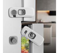 Fridge Lock Pack of 6 Child Lock Children with Strong Hold Child Lock Fridge Lock Self-Adhesive No Drilling Cabinet Lock for Drawers Window Refrigerators