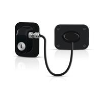 Fridge Lock, Refrigerator Locks, Freezer Lock, Baby Proof Cabinet Locks with 2 Key for Child Safety, Locks to Lock Fridge and Cabinets (Black Fridge Lock-1Pack)