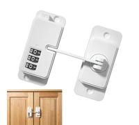 Fridge Lock with Combination Lock Child Lock Pet Protection | refrigerator door combination lock for drawer cabinets oven pantry dishwasher cabinet apartment