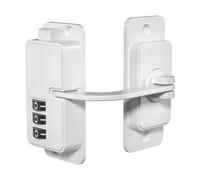 Fridge Lock with Combination Lock Self Adhesive Heavy Duty Furniture Latch | Refrigerator Door Combination Lock for Kitchen Wardrobes Oven Apartment Garage RV Student Living