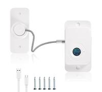 Fridge Lock with Fingerprint - Child Safety Fingerprint Cabinet Lock Baby, No-Drill Smart Fingerprint Window Lock USB Charging, Adhesive Safety Kids Lock for Home Office Drawers Cupboard Refrigerator