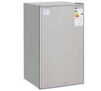 Fridge Lockable Under-Counter 91L Grey Steel Compact 47.5x44.2x84cm Silent 41dB