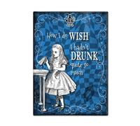 Fridge Magnet (65 x 90 mm) - Alice in Wonderland (colour) - Drunk