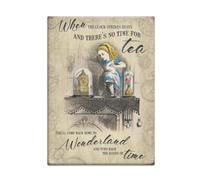 Fridge Magnet (65 x 90 mm) - Alice in Wonderland - When The Clock Strikes Heavy