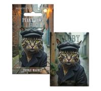 Fridge Magnet (65 x 90 mm) - Peaky Paws Club - Tabby Cat