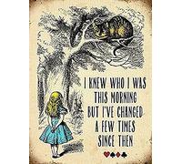 Fridge Magnet - Alice in Wonderland - I Knew who I was this morning
