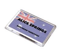 FRIDGE MAGNET - Alice Springs - Northern Territory - Australia Flag