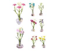 Fridge Magnet, Artistic with Artificial Flowers | Kitchen Vase Magnets for Refrigerator,for Kitchen Bedroom Dorm Apartment Dining Room Birthday Housewarming