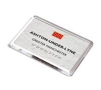 FRIDGE MAGNET - Ashton-Under-Lyne, Greater Manchester - Lat/Long SJ9499