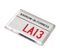 FRIDGE MAGNET - Barrow-in-Furness LA13 - UK Postcode
