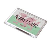 FRIDGE MAGNET - Barry Island, The Vale of Glamorgan - Born and Bred