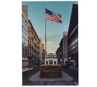 Fridge Magnet Berlin | Checkpoint Charlie | Strong Hold | Photo Magnet 8 x 5,5 cm | Typical Souvenir
