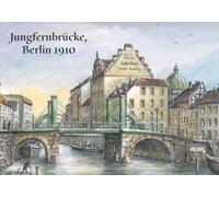 Fridge Magnet Berlin - Virgin Bridge around 1910 - Souvenirs Photo Magnets City Highlights - Travel Souvenir Berlin Fridge Magnet, Fridge Magnets, Decorative Picture Tourist Souvenir, Valdeig, P