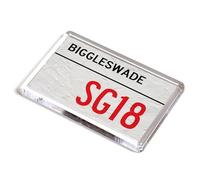 FRIDGE MAGNET - Biggleswade SG18 - UK Postcode