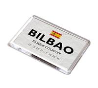 FRIDGE MAGNET - Bilbao - Basque Country - Spain - Lat/Long