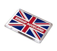 FRIDGE MAGNET - Bishop Auckland - Union Jack Flag