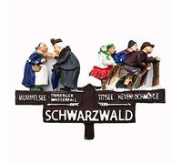 Fridge Magnet Black Forest Schwarzwald Germany 3D Metal Handmade Craft Tourist Travel City Souvenir Collection Letter Refrigerator Sticker