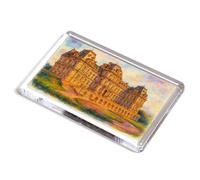 FRIDGE MAGNET - Bowes Museum, Barnard Castle - Vintage Art Style