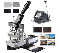 Fridge Magnet Button Maker Machine, DIY Pin Badge Button Press Kits - 100 Sets Badge Making Supplies & Paper Cutter, Custom Fridge Badges, for Parties, Events, Business, School(80 * 53mm)