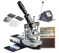 Fridge Magnet Button Maker Machine with Paper Cutter 100 Sets Consumables