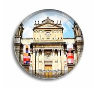 Fridge Magnet Cathedral of Guatemala Glass Magnets for Refrigerator Souvenirs Cute Crystal Magnet Decor for Whiteboard Office Home Gift
