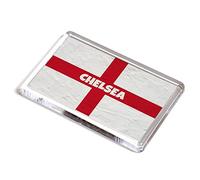 FRIDGE MAGNET - Chelsea - St George Cross/England Flag - Girls Name Gift