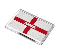FRIDGE MAGNET - Daniel - St George Cross/England Flag - Boy's Name Gift