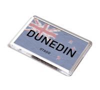 FRIDGE MAGNET - Dunedin - Otago - New Zealand Flag