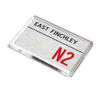 FRIDGE MAGNET - East Finchley N2 - UK Postcode