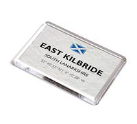FRIDGE MAGNET - East Kilbride, South Lanarkshire, Scotland - Lat/Long NS6354