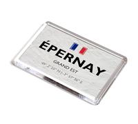 FRIDGE MAGNET - Epernay - Grand Est - France - Lat/Long