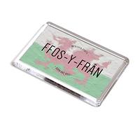 FRIDGE MAGNET - Ffos-y-frân, Merthyr Tydfil - Born and Bred