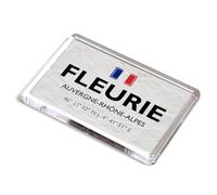 FRIDGE MAGNET - Fleurie - Auvergne-Rhone-Alpes - France - Lat/Long