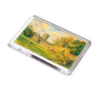 FRIDGE MAGNET - Fountains Abbey (c) - Vintage Art Style
