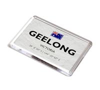 FRIDGE MAGNET - Geelong - Victoria - Australia - Lat/Long