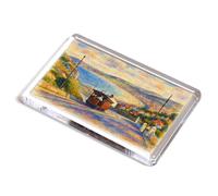 FRIDGE MAGNET - Great Orme Railway & the Bay, Llandudno (a) - Vintage Art Style