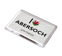 FRIDGE MAGNET - I Love Abersoch, Gwynedd, Wales