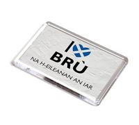 FRIDGE MAGNET - I Love Bru, Na h-Eileanan an Iar, Scotland
