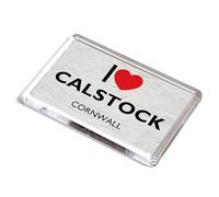 FRIDGE MAGNET - I Love Calstock, Cornwall
