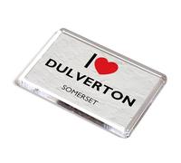 FRIDGE MAGNET - I Love Dulverton, Somerset