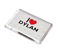 FRIDGE MAGNET - I Love Dylan - Boys Name Gift