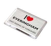 FRIDGE MAGNET - I Love Everingham, East Riding of Yorkshire