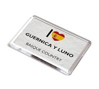 FRIDGE MAGNET - I Love Guernica y Luno, Basque Country - Spain