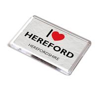 FRIDGE MAGNET - I Love Hereford, Herefordshire