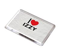 FRIDGE MAGNET - I Love Izzy - Girls Name Gift